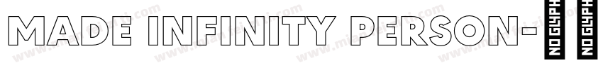 MADE INFINITY PERSON字体转换